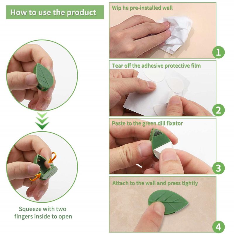 10/30/50Pcs Plant Climbing Wal - Vine Climbing Plastic review and price