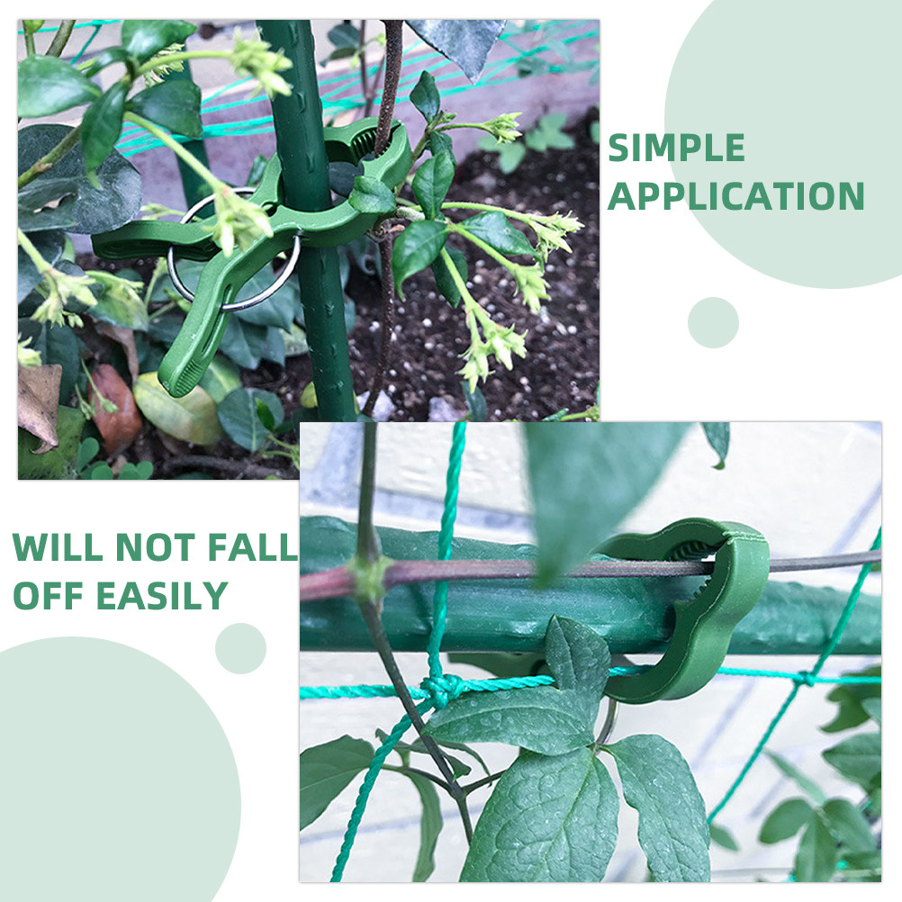 60Pcs Plastic Plant Support Cl - Vine Climbing Plastic review and price
